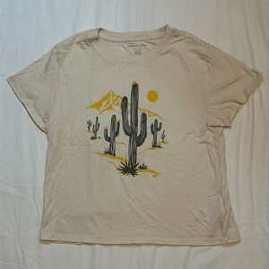 American Eagle cactus graphic tee